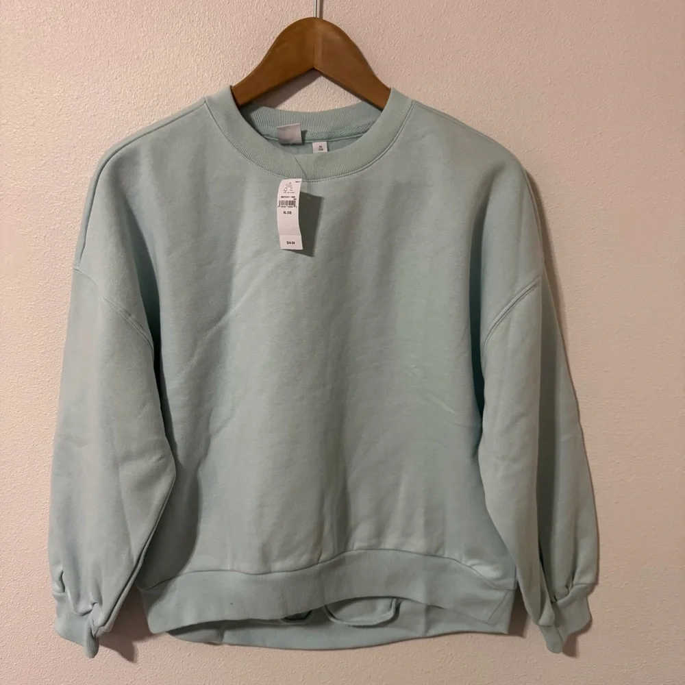 GAP Oversized Wedge Sweatshirt Azul Blue Loungewear Athleisure 2024 NWT-XL/12